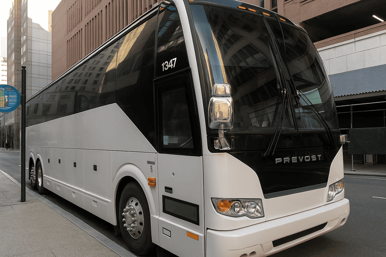 a Bus Rental Company Fort Worth coach bus