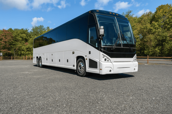 Bus Rental Company Fort Worth 56 Passenger Charter Bus