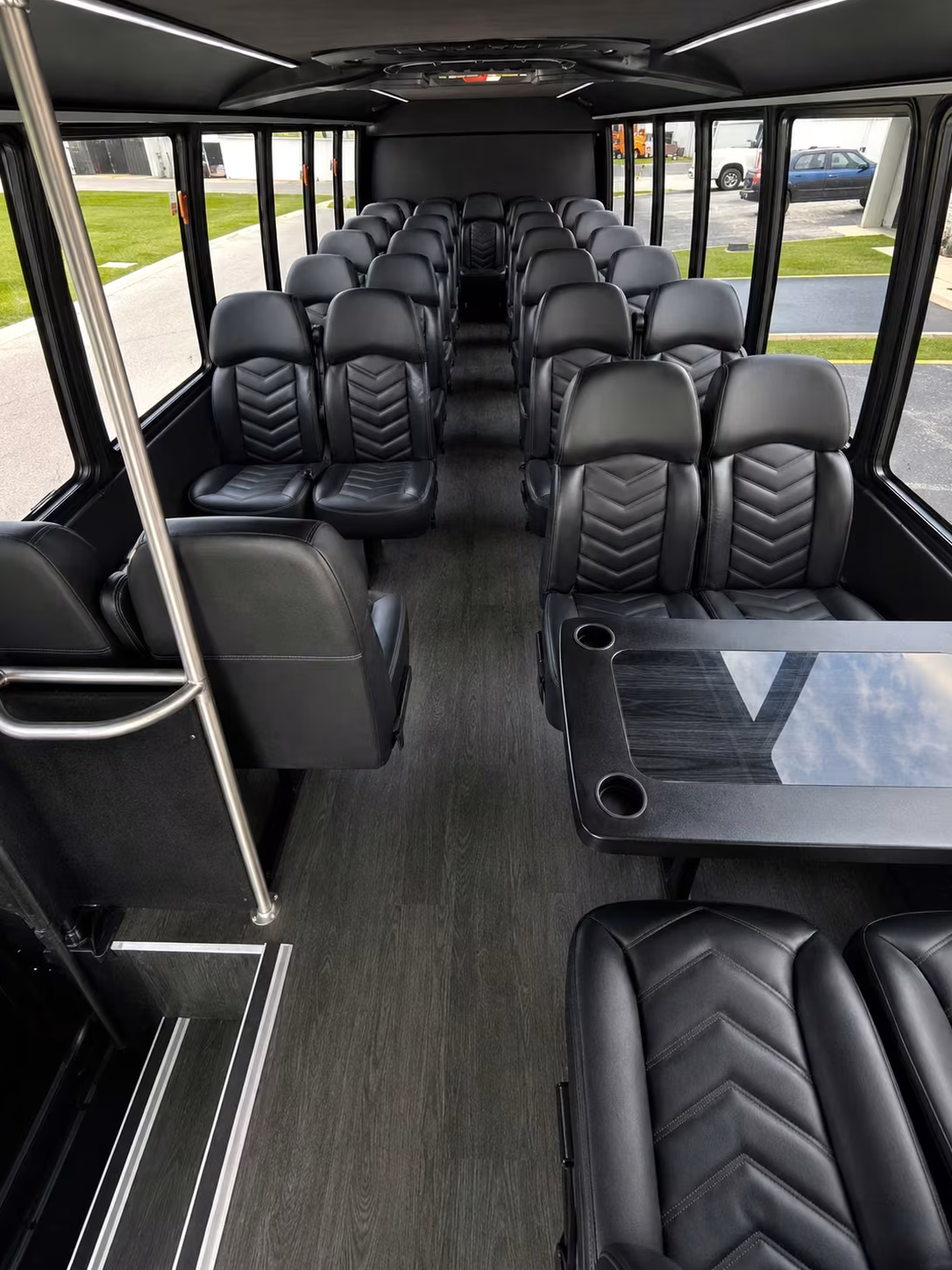 20 passenger minibus interior