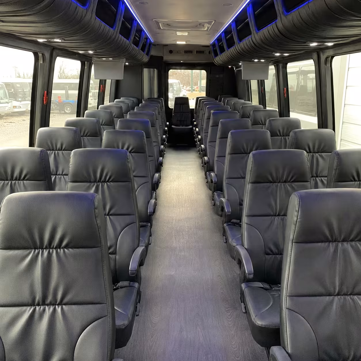 35 passenger minibus inside