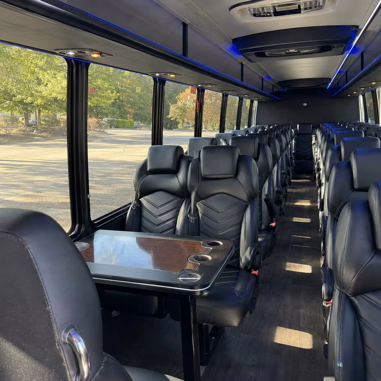 35 passenger minibus interior
