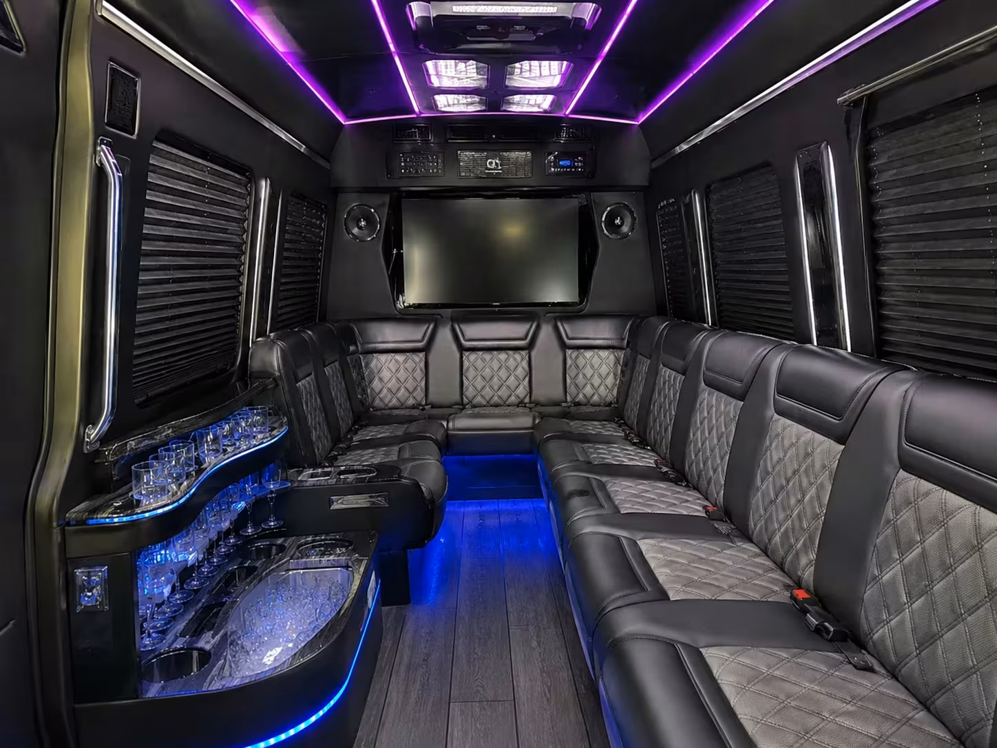 fort worth bridal party transportation from prep to reception
